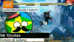 Skull man fucking deliciously in gay scene