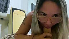 married nerd teacher loves giving her ass every time