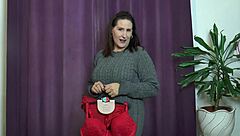 Stepson Nicholas helps choose the sexiest lingerie for Christmas