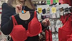 Stepson Nicholas helps choose the sexiest lingerie for Christmas