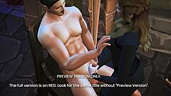 3D Game of Thrones porn in a unique setting