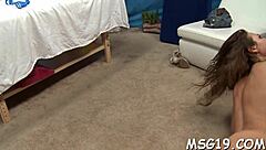 i'm a blondie enjoying some intense personal activity