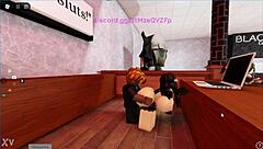 In this cheating hentai, the Roblox girl takes the big black cock eagerly