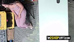 That latina babe got caught shoplifting and got rough sex 😏