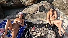 Young and wild: Nudist teen’s live web chat on the apricot beach