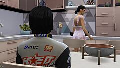 3D animated porn with big cock action