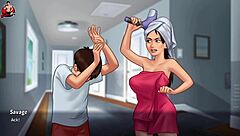 Exploring Jenny's route in Summertime Saga tech update version part 1