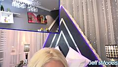 Old man gets seduced by busty blonde BBW Zoey Skyy