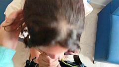 My Cheating Stepsister Enters Bathroom To Suck My Big Colombian Cock