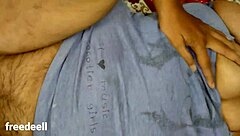 Mother-in-law shows big tits in homemade video