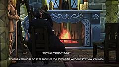 Lady reveals her secret in 3d hentai