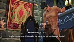 Lady reveals her secret in 3d hentai