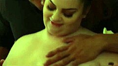 Afternoon workout turns into doggystyle fucking with redhead's fat tits and big ass