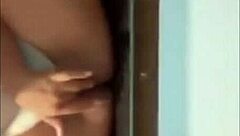 Solo masturbation with squirting orgasm