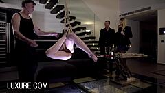 private orgy with bondage, anal, and blowjobs for two gorgeous babes?