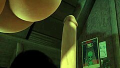 3D anime game Streets of Rage 4 with a tit-fucking scene