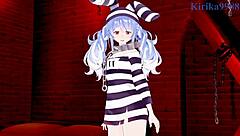 Nekomata okayu and Usada Pekora in hot hentai action