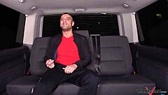 A blonde girl who was rescued by a man in a van uses her charms to repay him
