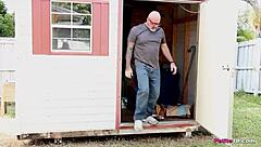 Petite Teen 18+ Electra Eats Glass While Banging Real Man