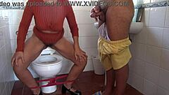 Amateur video of French woman urinating from her hairy vagina
