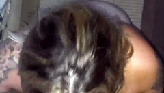 Blonde friend bent over for cum fill