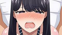 What does this gyaru do when she comes over?