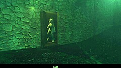 Distracted by a dragon in hentai monster cartoon