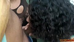 Lucky guy gets triple blowjob at the party