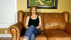 Young and bold beauties try out their skills on the casting couch