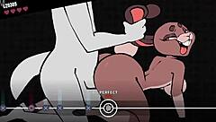 Boss gameplay in the animated porn video Beat banger