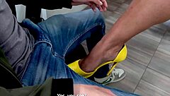 Interracial classroom action with cum in mouth and more