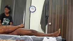 Happy ending massage caught on hidden camera