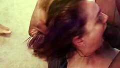 Rough sex and deepthroat action with a gagging cowgirl