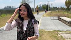 Cute Teen Bent Over by Stranger in Park