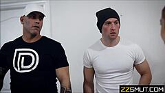 dude grooms young guy to satisfy his gf, but it's hardcore