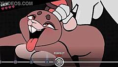 Boss gameplay in the animated porn video Beat banger