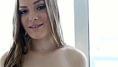 Cute teen becomes wicked with shaved pussy!