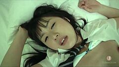 Kinky missionary sex with young Asian babe