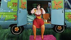 why does granny velma dinkley suck that gilf cock so hard?