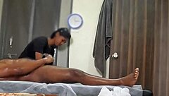 Happy ending massage caught on hidden camera