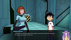 Bold beauties in seductive yoga poses in Danny Phantom: Amity Park Redux Part 11