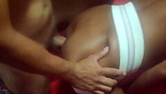 Bareback threesome with two Grindr twinks at home in Barcelona