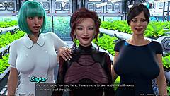 3D animated porn: Big tits and huge boobs in Step sisters encounter
