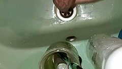 My big foreskin in action