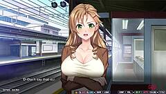 Public train ride turns into wild hentai action