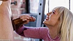 Penthousegold Com - Flexible Blonde Lilly Bell Rides Her Fitness Coach with Hardcore Blowjob