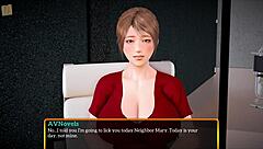 Beautiful MILF enjoys a hot cunilingus experience with her new family