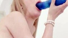 Curvy blonde sweetie plum takes monster cocks in intense interracial dp gangbang