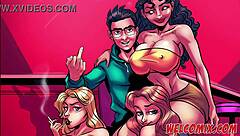 A night of sin as a nerd with a big dick fucks a slut on the street