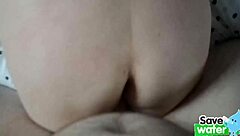 He fucks the mature milf with her nice ass.